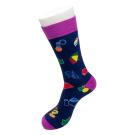 360 Degree Printed Cotton Socks (Adult Size)