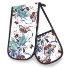 Printed Organic Double Oven Glove