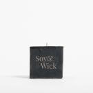 Aromatherapy Soy Candle In 6cm Concrete Pot - Black