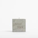 Aromatherapy Soy Candle In 6cm Concrete Pot - Grey