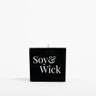 Aromatherapy Soy Candle In 6cm Aluminium Pot - Black