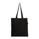Illustrious Black Recycled 10oz  Cotton Canvas Shopper Tote Bag
