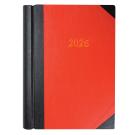 Collins Desk A4 Two Pages a Day Business Diary Red