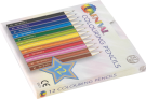 Carnival Colouring Pencils Certified Sustainably Sourced Wood - 12 pack