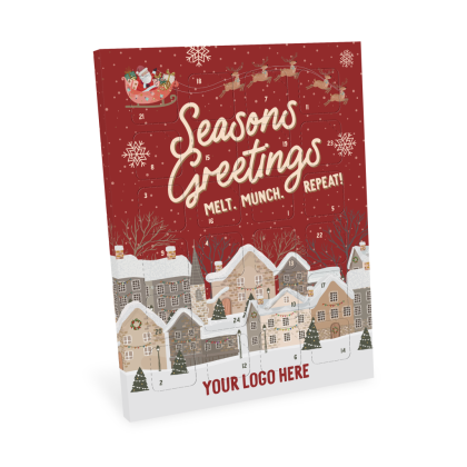 Winter Collection - A4 Advent Calendar - Vegan Dark Chocolate - 71% Cocoa