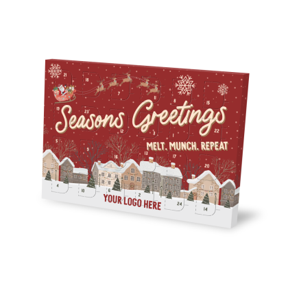 Winter Collection - A5 Advent Calendar - Vegan Dark Chocolate - 71% Cocoa