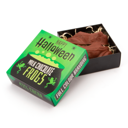 Halloween - Eco Treat Box - White Chocolate Frogs x 2