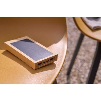 The Elz - Bamboo solar power bank (10000 mAh)