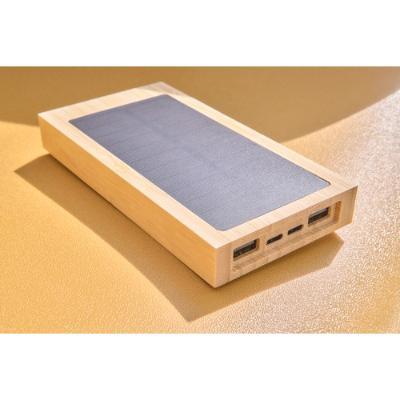 The Elz - Bamboo solar power bank (10000 mAh)