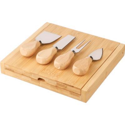 The Zea - Bamboo cheese board set (5pc)