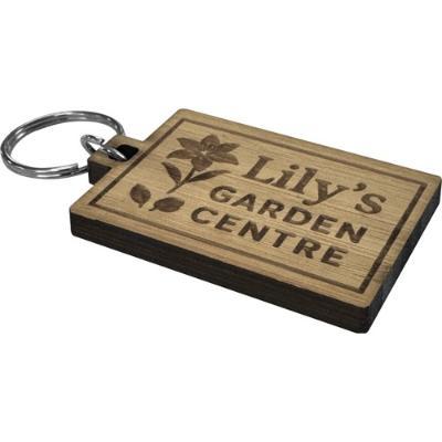 The Elora - Bamboo keyring (Rectangle - Short)