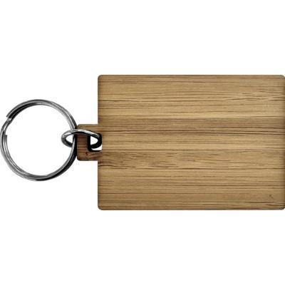 The Elora - Bamboo keyring (Rectangle - Short)
