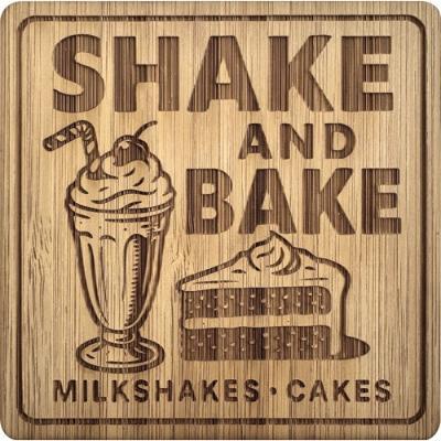 The Veyra - Bamboo coaster (Square)