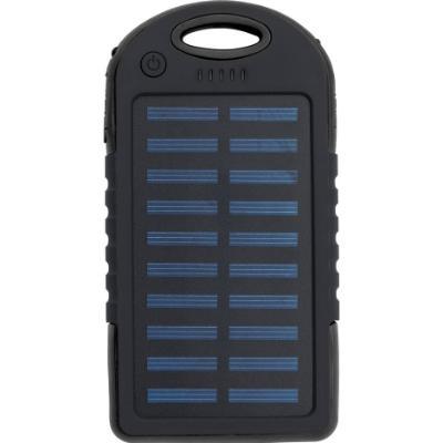 The Arin - Rubberized solar power bank (4000 mAh)…...