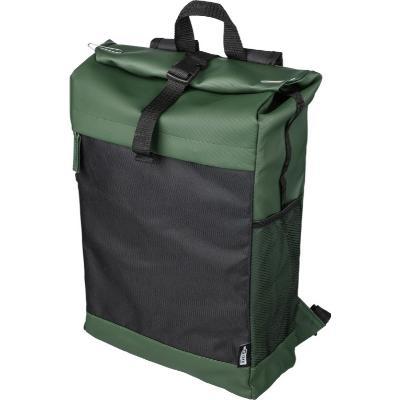 The Yani - RPET polyester roll-top backpack…...