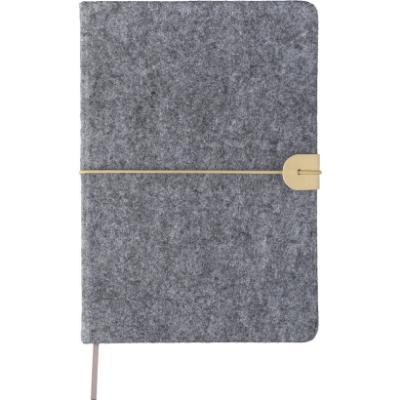 The Dario - Recycled felt notebook (approx. A5)''