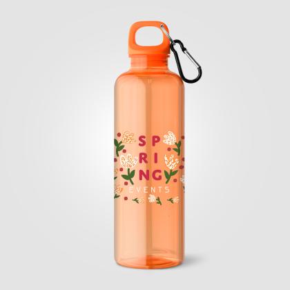 Doli rPET Carabiner Clip Screw-Top Bike Bottle – 740 ml