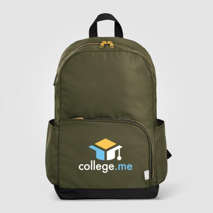 Kora rPET Dual Pocket Gold-Zip 38 cm Laptop Backpack - 20L