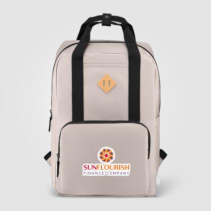 Majesty 300D rPET 38 cm Laptop Adjustable Strap Backpack - 16L Majesty 300D rPET 38 cm Laptop Adjustable Strap Backpack - 16L