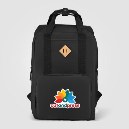 Majesty 300D rPET 38 cm Laptop Adjustable Strap Backpack - 16L Majesty 300D rPET 38 cm Laptop Adjustable Strap Backpack - 16L