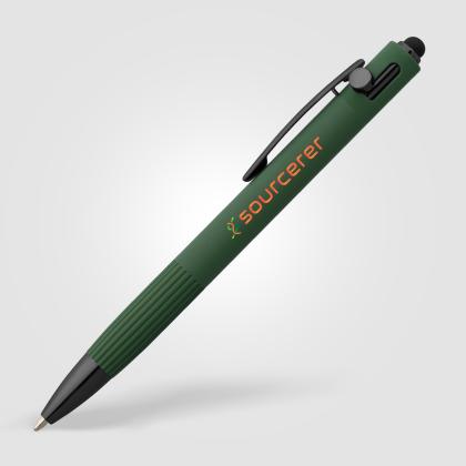 Saga Recycled Aluminium Bolt Action Stylus Pen