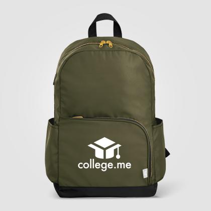 Kora rPET Dual Pocket Gold-Zip 38 cm Laptop Backpack - 20L