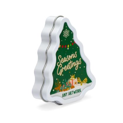 Winter Collection - Tree Tin - Red Foiled Balls