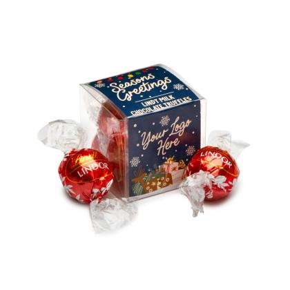Winter Collection - Clear Cubes - Lindor Milk Chocolate Truffles