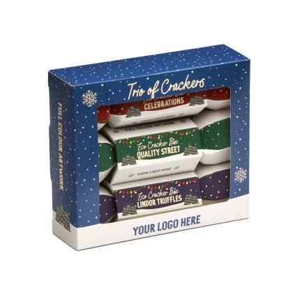 Winter Collection - Trio of Crackers - Celebrations, Quality Street, Lindor Truffles