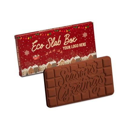 Winter Collection - Eco Slab Box - Milk Chocolate
