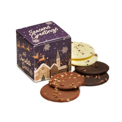 Winter Collection - Eco Maxi Cube - x6 Chocolate Discs
