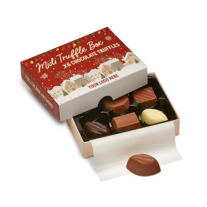 Winter Collection - Midi Truffle Box - x6 Chocolate Truffles Winter Collection - Midi Truffle Box - x6 Chocolate Truffles