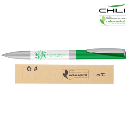 Nolo Ballpoint Pen by Chili - White - Green