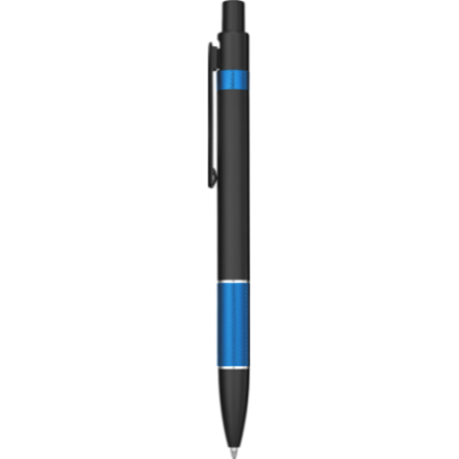 Contrast Metal Ballpoint Pen - Dark Blue