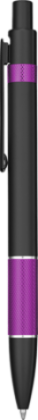 Contrast Metal Ballpoint Pen - Purple