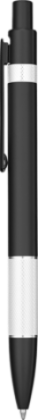 Contrast Metal Ballpoint Pen - Silver