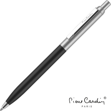 Pierre Cardin Classic Script Metal Ballpoint Pen - Black