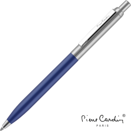 Pierre Cardin Classic Script Metal Ballpoint Pen - Blue