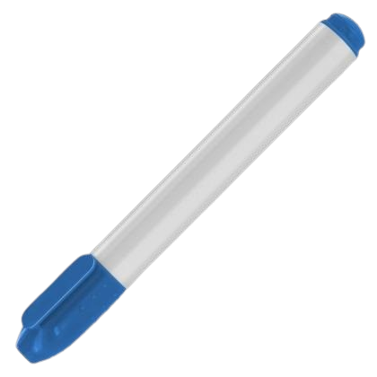 Dry Wipe Marker Pro - White - Blue