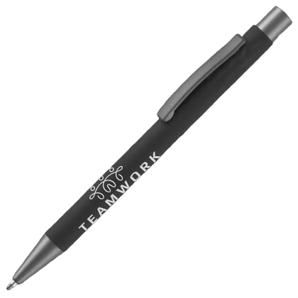 Ergo Soft Feel GRS Recycled Ballpoint Pen - Black