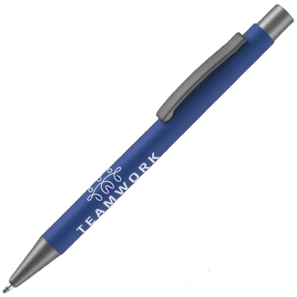 Ergo Soft Feel GRS Recycled Ballpoint Pen - Medium Blue