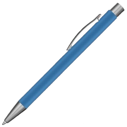 Ergo Soft Feel GRS Recycled Ballpoint Pen - Light Blue
