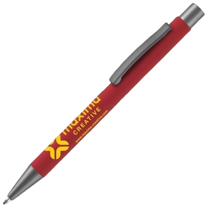 Ergo Soft Feel GRS Recycled Ballpoint Pen - Red
