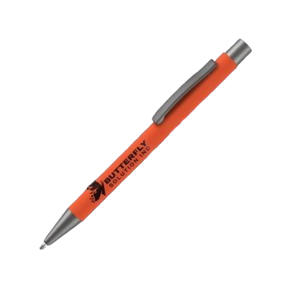 Ergo Soft Feel GRS Recycled Ballpoint Pen - Orange