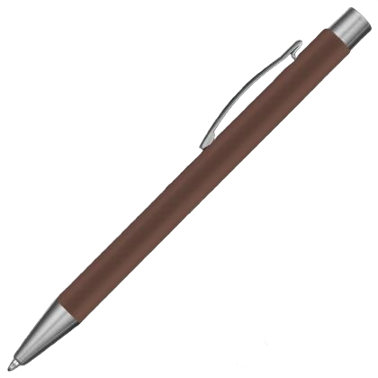 Ergo Soft Feel GRS Recycled Ballpoint Pen - Brown