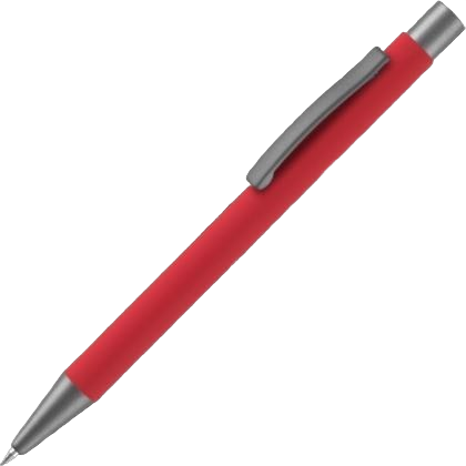 Ergo Soft Feel Metal Mechanical Pencil - Red