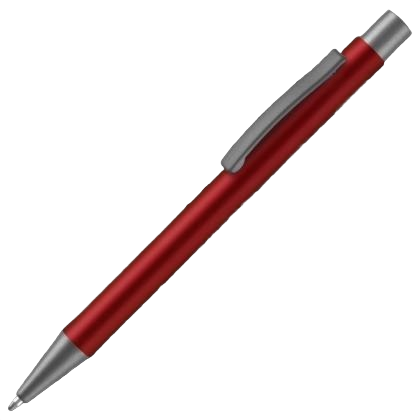 Ergo GRS Recycled Metal Ballpoint Pen - Red