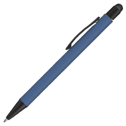 Ergo-i Soft Feel Metal Ballpoint Pen with Stylus - Royal Blue