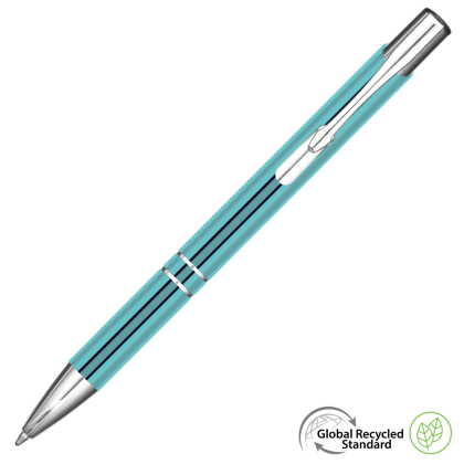 Electra Classic GRS Recycled Metal Ballpoint Pen - Light Blue