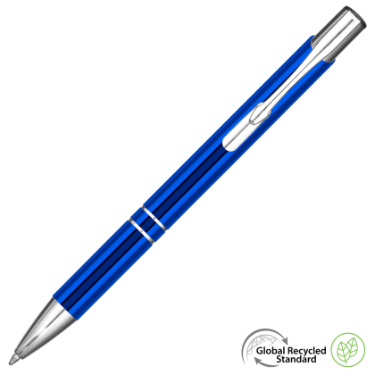 Electra Classic GRS Recycled Metal Ballpoint Pen - Dark Blue